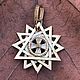 Star Artgame bilateral (gold plated on silver), Amulet, Odessa,  Фото №1
