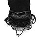  Women's Black Janice Leather Backpack. Backpacks. Natalia Kalinovskaya. My Livemaster. Фото №6