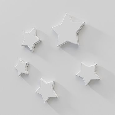 Для дома и интерьера ручной работы. Ярмарка Мастеров - ручная работа Настенный декор набор звезды 4 шт.. Handmade.
