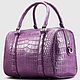 Order Sports bag made of genuine crocodile leather, tailoring to order!. SHOES&BAGS. Livemaster. . Sports bag Фото №3