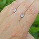 Серьги пусеты лабрадорит. Серьги классические. Newstylejewelry. Ярмарка Мастеров.  Фото №10