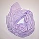 Stole silk lilac women's long wide hijab sheila azra. Wraps. Silk scarves gift for Womans. My Livemaster. Фото №6