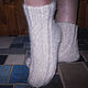 Women's knitted socks White fire, Socks, Klin,  Фото №1