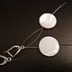 Earrings classic: ' Disks ' made of sea Mother-of-Pearl, Earrings, Moscow,  Фото №1