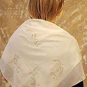 Работы для детей, handmade. Livemaster - original item Handkerchief for godmother Butterfly-2. Handmade.