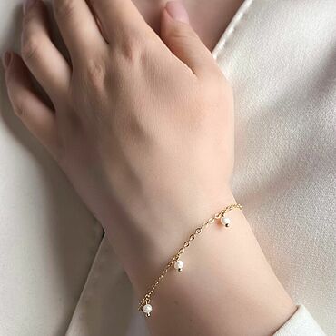 Браслет из натурального жемчуга «Тонкое сияние». mataevjewelry. Браслет из бусин ручной работы - Ярмарка Мастеров Браслет из бусин ручной работы. Ярмарка Мастеров - ручная работа Браслет из натурального жемчуга «Тонкое сияние». Handmade.