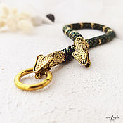 Украшения handmade. Livemaster - original item Snake necklace made of Japanese beads. Handmade.