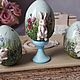 Easter eggs: Set of Hares in the grass, with voluminous decor and painting. Eggs. BronvenGift (bronven). Online shopping on My Livemaster.  Фото №2