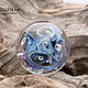 Fellowship galaxies - glass ball marble lampwork, Crystal ball, Moscow,  Фото №1