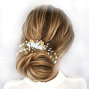 Bridal Comb with Roses.Hair jewelry bride