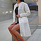 White wool cardigan by YAGA. Cardigans. Yaga handmade clothing & textiles. My Livemaster. Фото №4