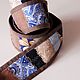 Women's linen belt. Patchwork belt, Straps, Tomsk,  Фото №1