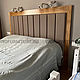 Изголовье для кровати с мягкими панелями из массива дуба. Кровати. Мебельный бутик (Wofurniture). Интернет-магазин Ярмарка Мастеров.  Фото №2