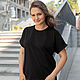Basic black t-shirt. T-shirts. NATALINI. Online shopping on My Livemaster.  Фото №2