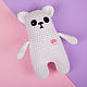 Knitted toys teddy bear brown small with a heart. Stuffed Toys. Вязаные игрушки - Ольга (knitlandiya). My Livemaster. Фото №5