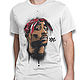 T-shirt cotton 'Tupac Shakur', T-shirts and undershirts for men, Moscow,  Фото №1
