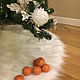 SNOW SKIRT for Christmas tree-European decorative carpet for spruce. New Year\\\\\\\'s compositions. Mam Decor (  Dmitriy & Irina ). My Livemaster. Фото №4