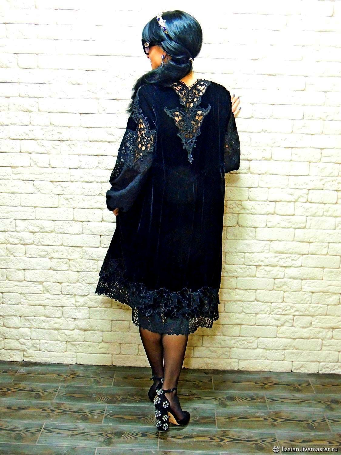 Платье Zimmermann черное бархатное