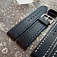 Leather strap 22mm 20mm. Accessories for jewelry. HAYMAR. My Livemaster. Фото №5
