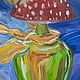 Order Fly Agaric in Wonderland oil painting. Art From Estella. Livemaster. . Pictures Фото №3