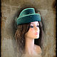 'Emerald retro'. Hats1. Novozhilova Hats. Online shopping on My Livemaster.  Фото №2