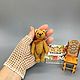 Miniature soft Bear Gosha. Miniature figurines. Findyourtoyfriend. Online shopping on My Livemaster.  Фото №2