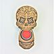 Коробочка для колец Sugar Skull #1. Упаковочная коробка. Рунная мастерская Олега. Ярмарка Мастеров.  Фото №4