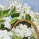 Oil painting lilac ' white bunch flock'. Pictures. yuliabogun. Online shopping on My Livemaster.  Фото №2