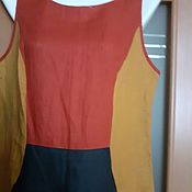 Одежда handmade. Livemaster - original item linen dress. Handmade.