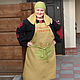 Large linen apron with embroidery, Aprons, Moscow,  Фото №1