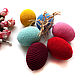 Knitted Easter egg 6 cm different colors. Eggs. BarminaStudio (Marina)/Crochet (barmar). Online shopping on My Livemaster.  Фото №2