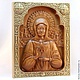 Икона резная Святой Матроны Московской, Иконы, Москва,  Фото №1