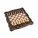 Chess backgammon carved 'Kontrgambit' 50, Harutyunyan, Chess, St. Petersburg,  Фото №1