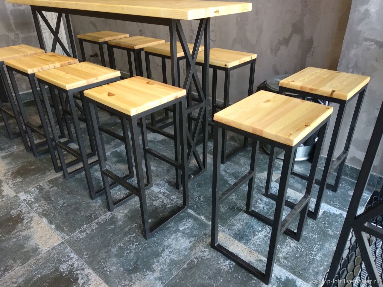 Табуреты барные Лофт – заказать на Ярмарке Мастеров – I0P3LRU | Стулья ...