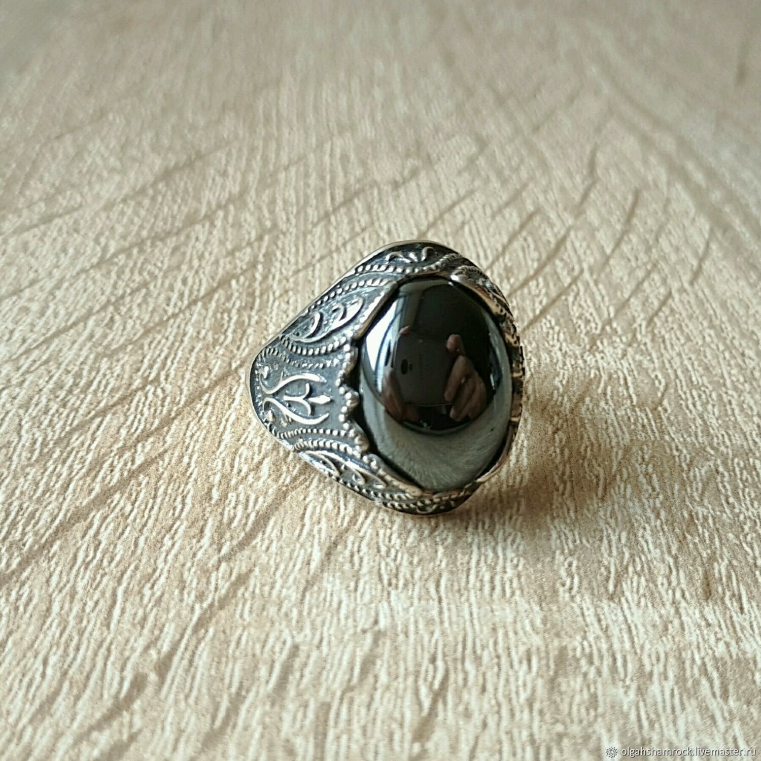 Мужские кольца из серебра ручной работы