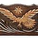 Backgammon carved 'Lions and eagle' Art. .019. Backgammon and checkers. Gor 'Derevyannaya lavka'. My Livemaster. Фото №4