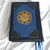 Сувениры и подарки handmade. Livemaster - original item Quran 4 in 1: Arabic, Russian, Tajwid, Transliteration. Handmade.