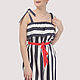 Transfrmer dress skirt in striped cotton. Skirts. Yana Levashova Fashion. Online shopping on My Livemaster.  Фото №2