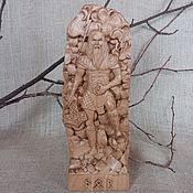Для дома и интерьера handmade. Livemaster - original item Wooden statuette of Thor, the Norse God. Handmade.