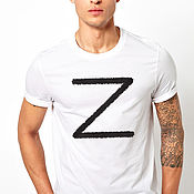 Мужская одежда handmade. Livemaster - original item T-shirt Z. Handmade.
