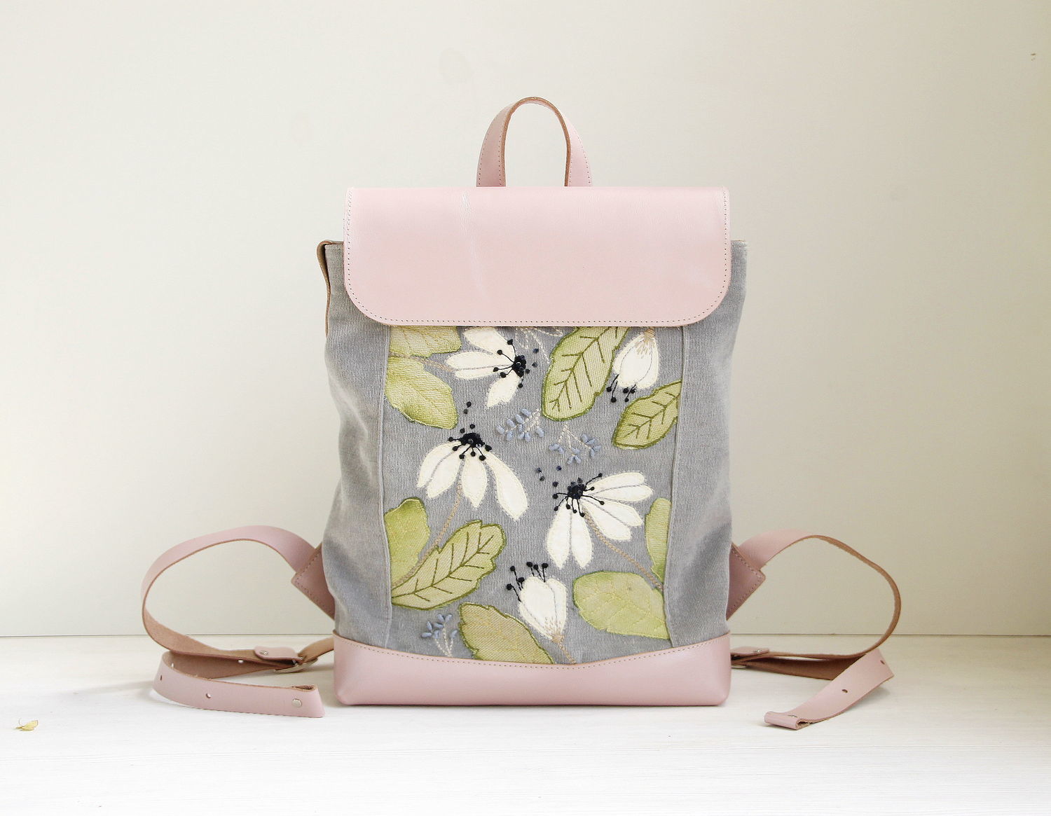 Women's backpack. Embroidery Flora, Backpacks, Tula,  Фото №1