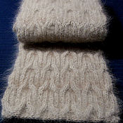 Аксессуары handmade. Livemaster - original item Women`s reversible knitted scarf Tails. Handmade.
