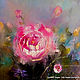 Oil painting with flowers. Roses. Garden flowers, Pictures, Alicante,  Фото №1
