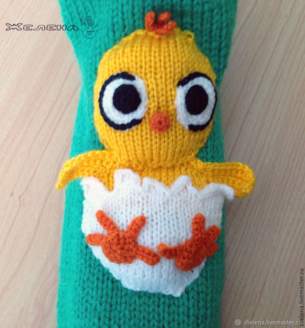Цыпленок "Цыпа". Вязаные носкотапки в интернет-магазине Ярмарка ...