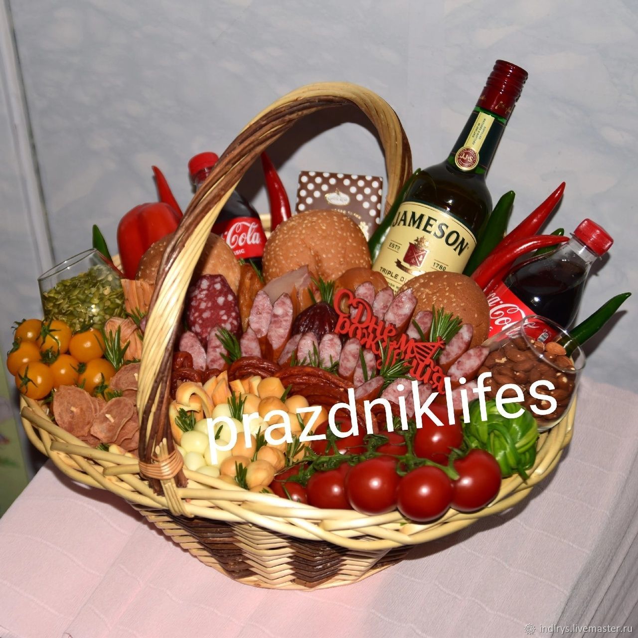 Мужской вкусный букет, Подарочная корзина мужчине в интернет-магазине ...