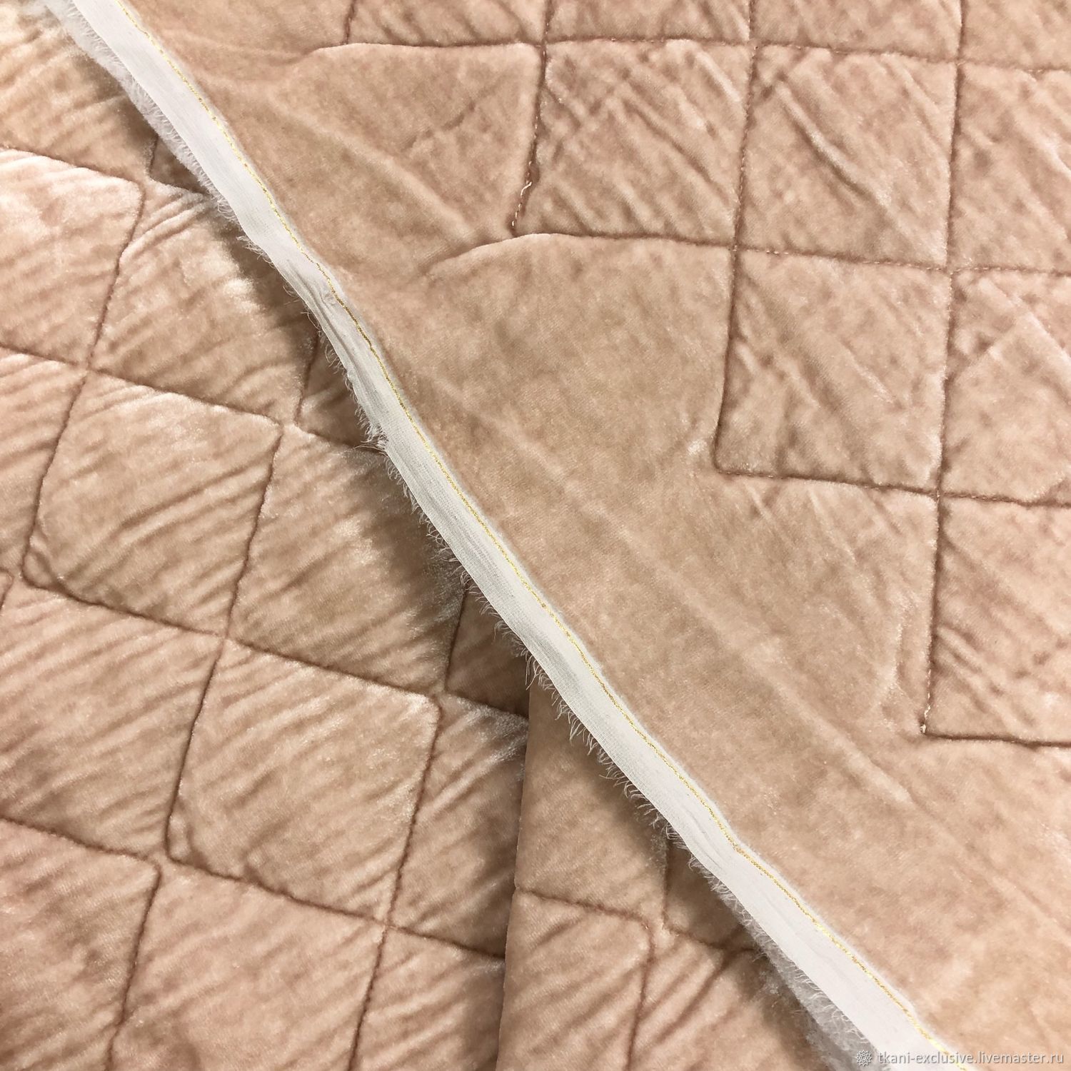 Ткани: Стежка курточная, двухсторонняя, велюр в интернет-магазине на ...