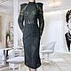 Вязаное легендарное платье реплика Balmain
