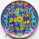 Mandala 'Enlightenment of the mind' plate on the wall D 32 cm, Decorative plates, Krasnodar,  Фото №1