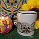 Author mug 'Bulldog'. Mugs and cups. stroganoff. Online shopping on My Livemaster.  Фото №2