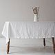 WHITE LINEN tablecloth - table linen made of softened linen. Tablecloths. Mam Decor (  Dmitriy & Irina ). Online shopping on My Livemaster.  Фото №2